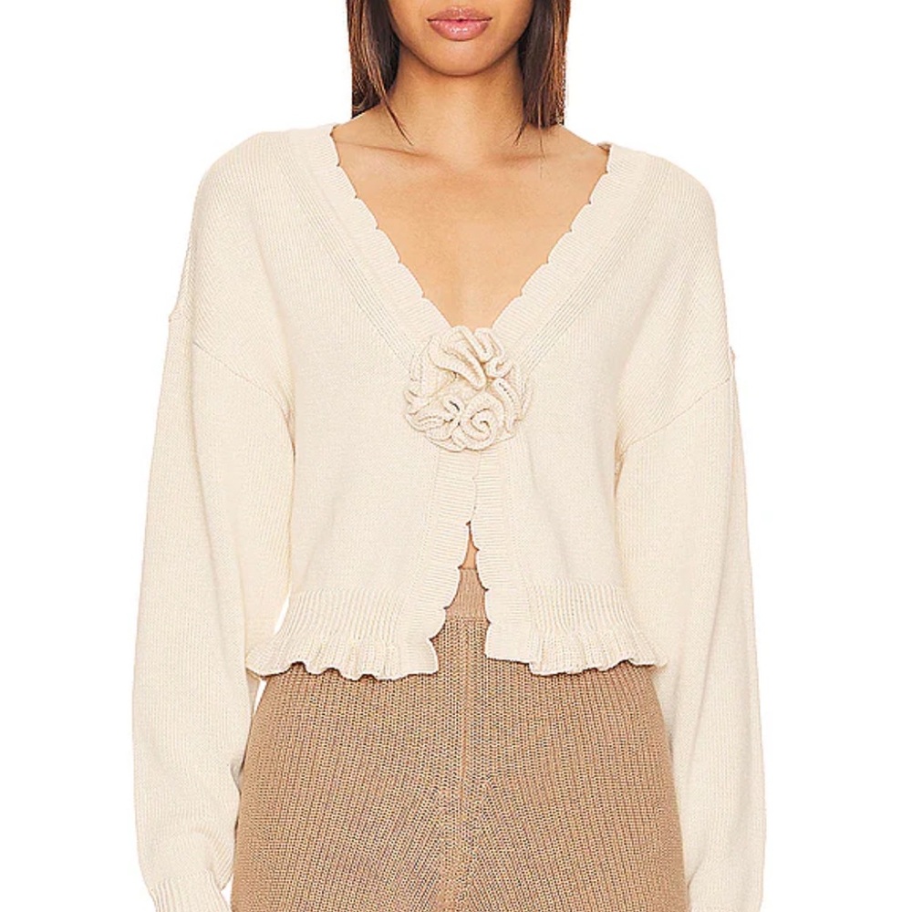Jovien Rosette Cardigan